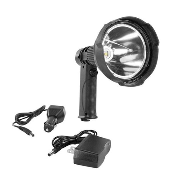 Larson Electronics RL-85-LED-CPR 25 watt Pistol Style LED Light Hunting Spotlight; 2000 Lumens; Rechargeable Lithium Ion Battery